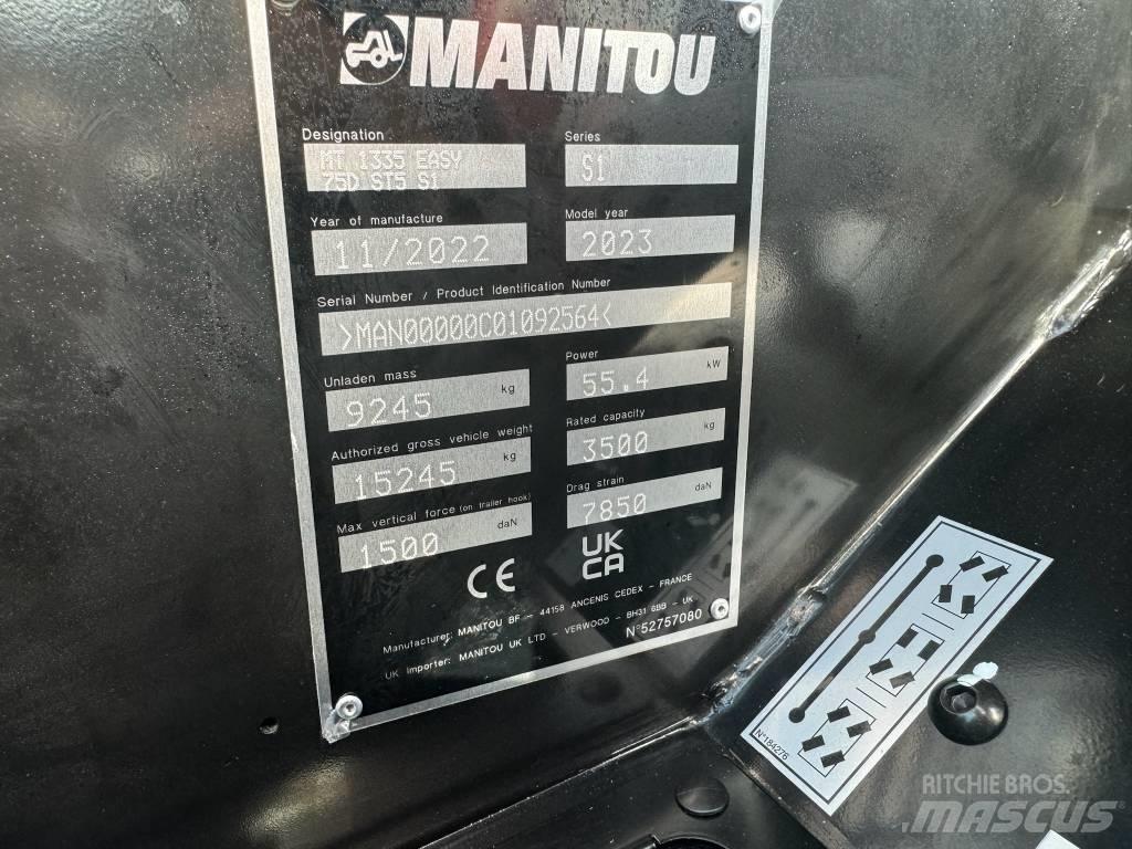 Manitou MT 1335 Teleskopski viljuškari