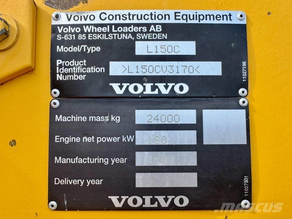 Volvo L 150 C Utovarivači na točkove