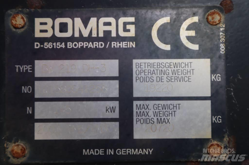 Bomag BW 219 DH-3 Valjci sa jednim bubnjem