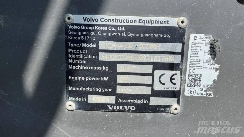 Volvo EC300EL Bageri guseničari