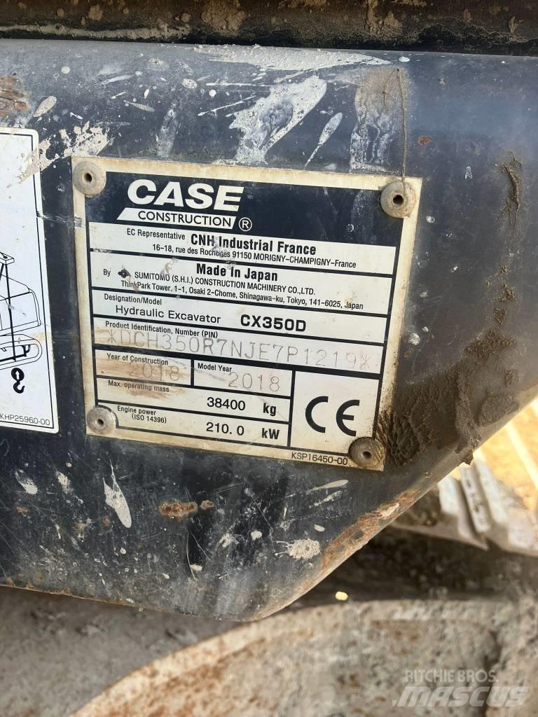 CASE CX 350 D Bageri guseničari