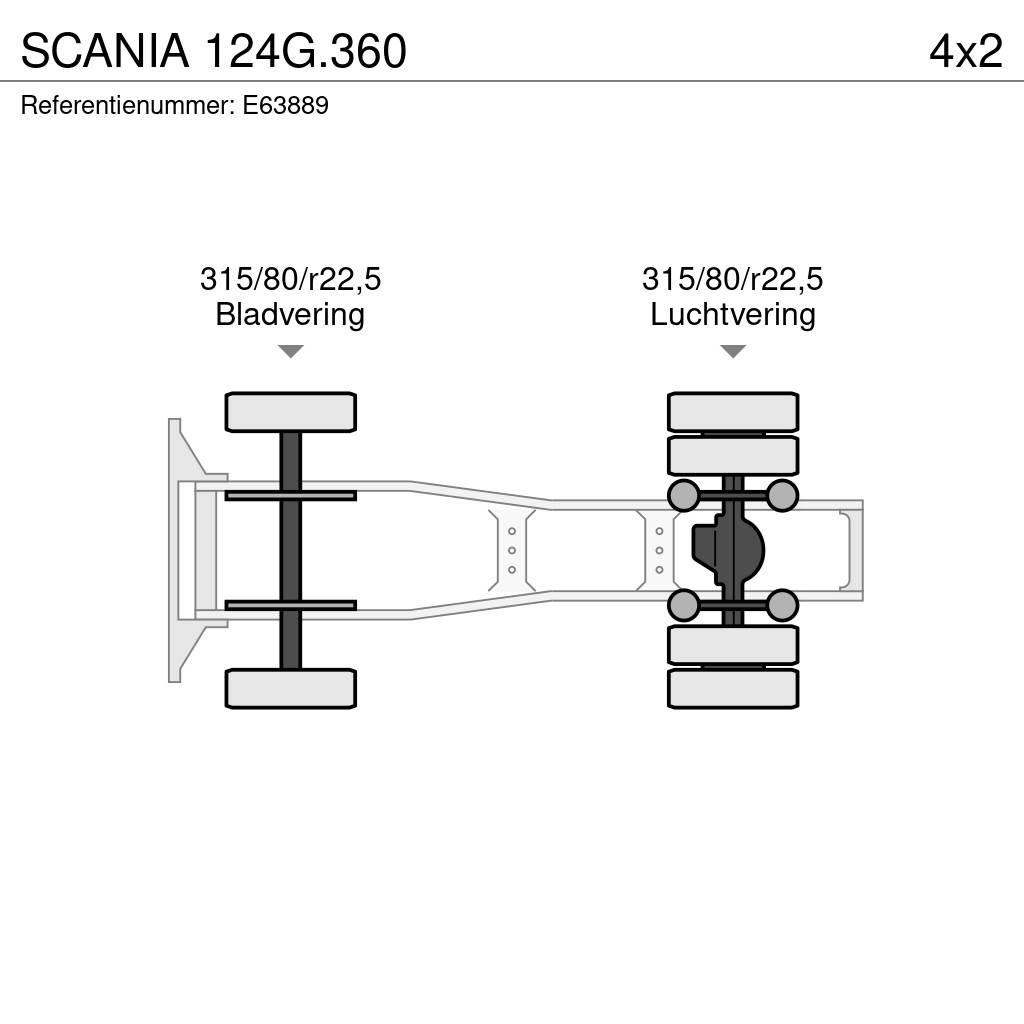 Scania 124G.360 Tegljači