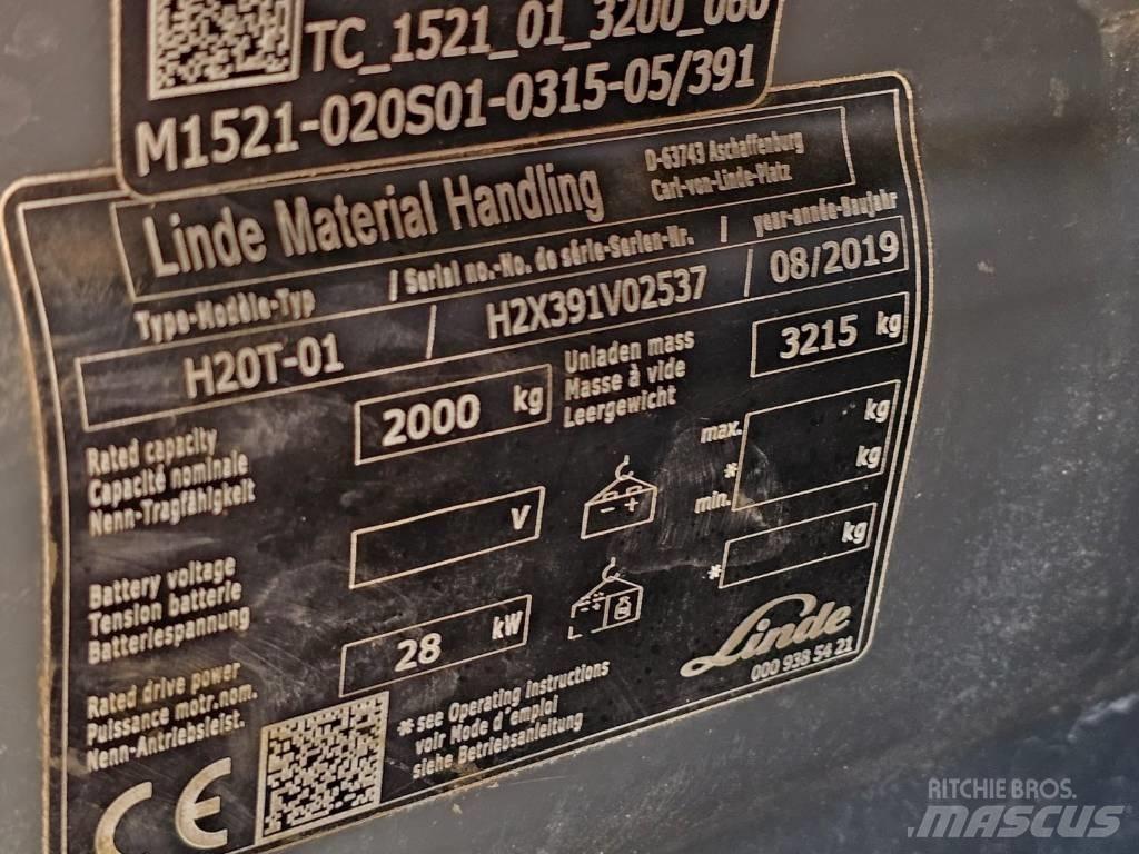 Linde H20T-01 Plinski viljuškari