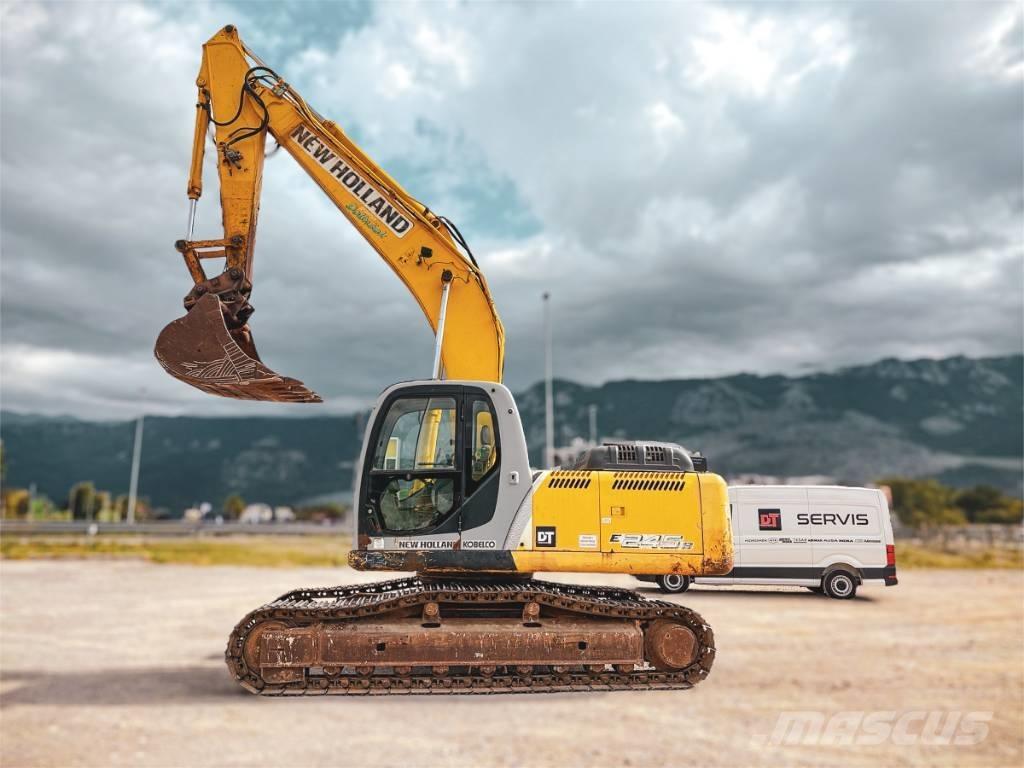 New Holland E 245 B Bageri guseničari