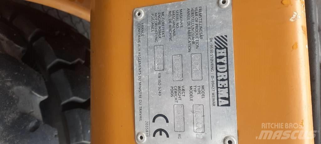 Hydrema M1600C2 Bageri točkaši