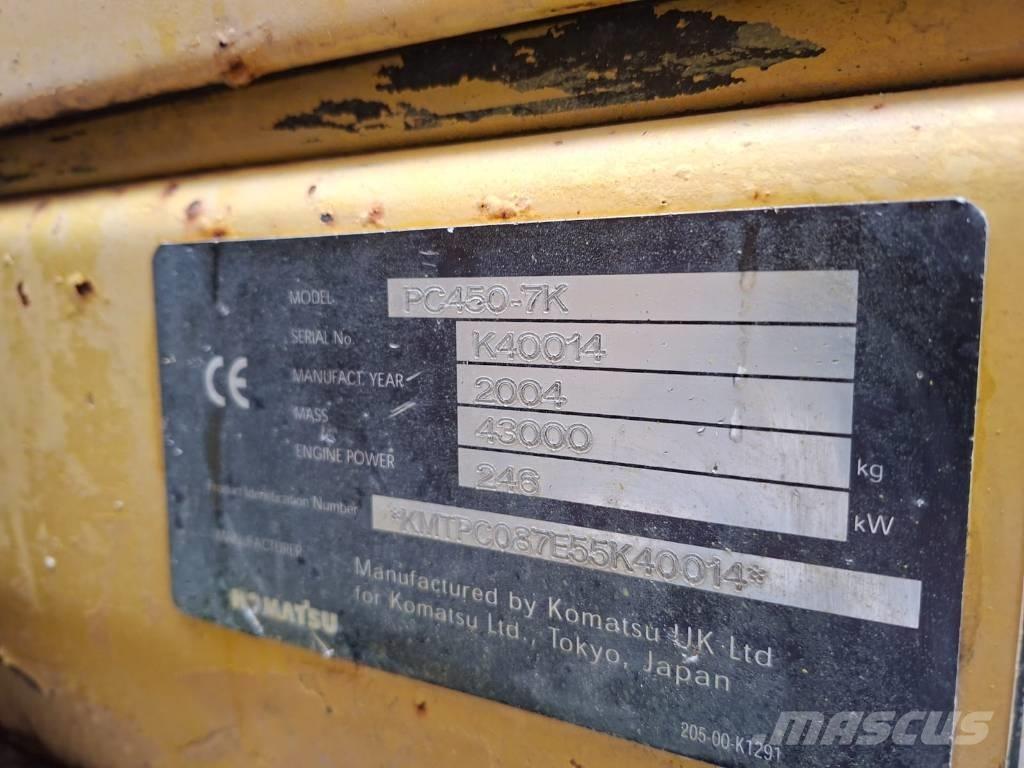Komatsu PC 450-7 Bageri guseničari
