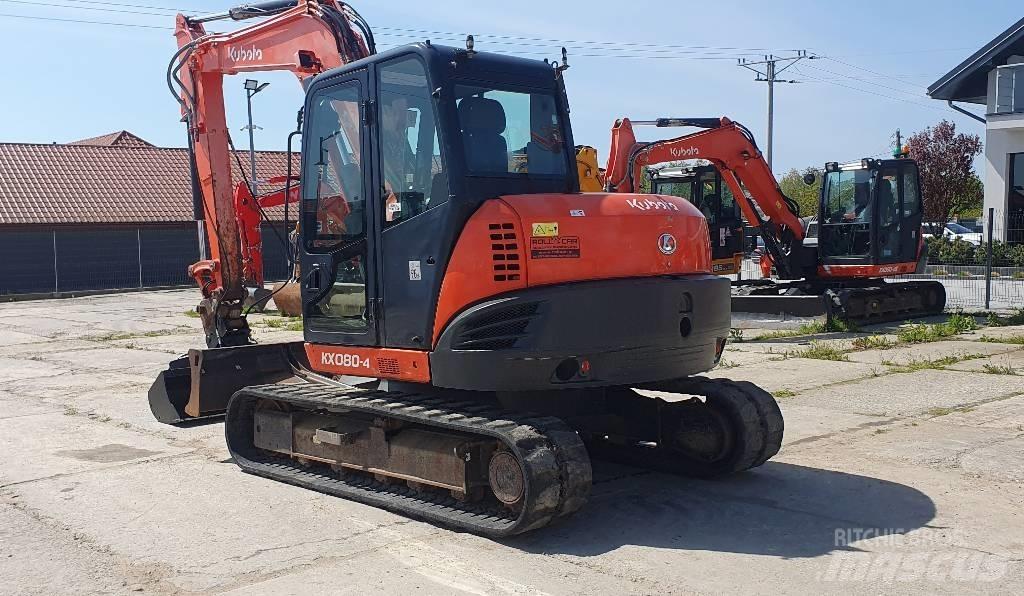 Kubota KX 080-4 Midi bageri 7t – 12t