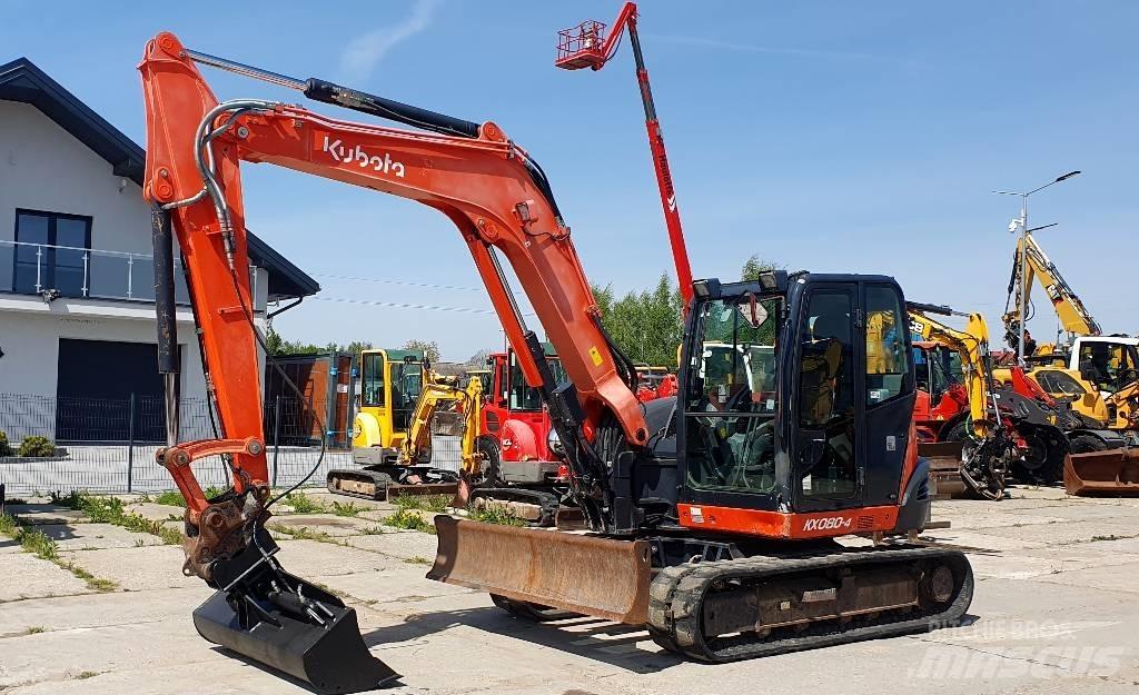 Kubota KX 080-4 Midi bageri 7t – 12t
