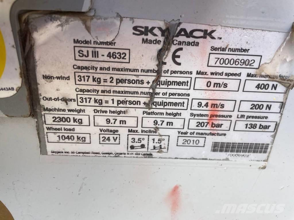 SkyJack SJ III 4632 Makazaste platforme