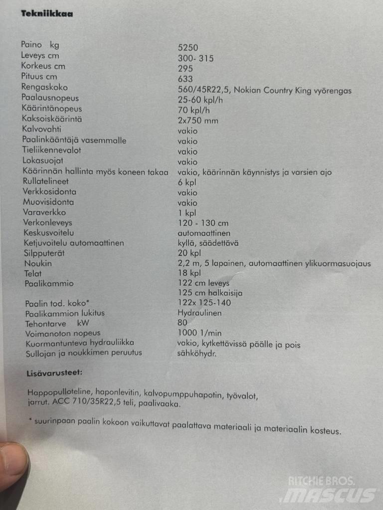 Agronic ACC Pulse M Prese/balirke za rolo bale