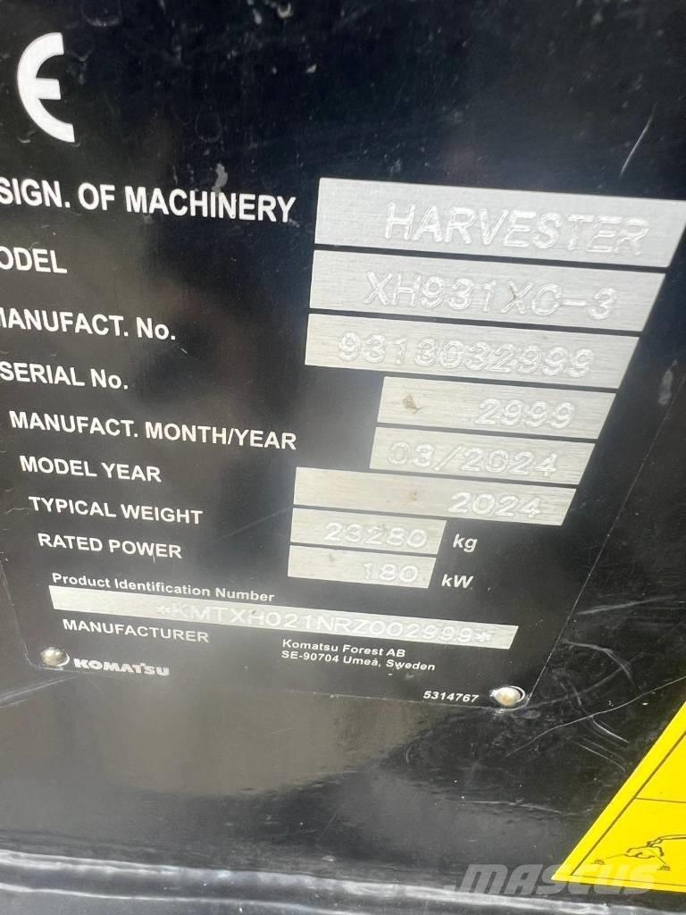 Komatsu 931 XC Harversteri