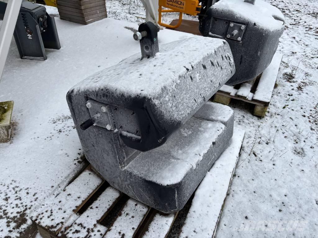  Lisäpaino 1000kg Prednji tegovi