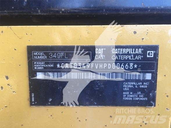 CAT 349FL Bageri guseničari