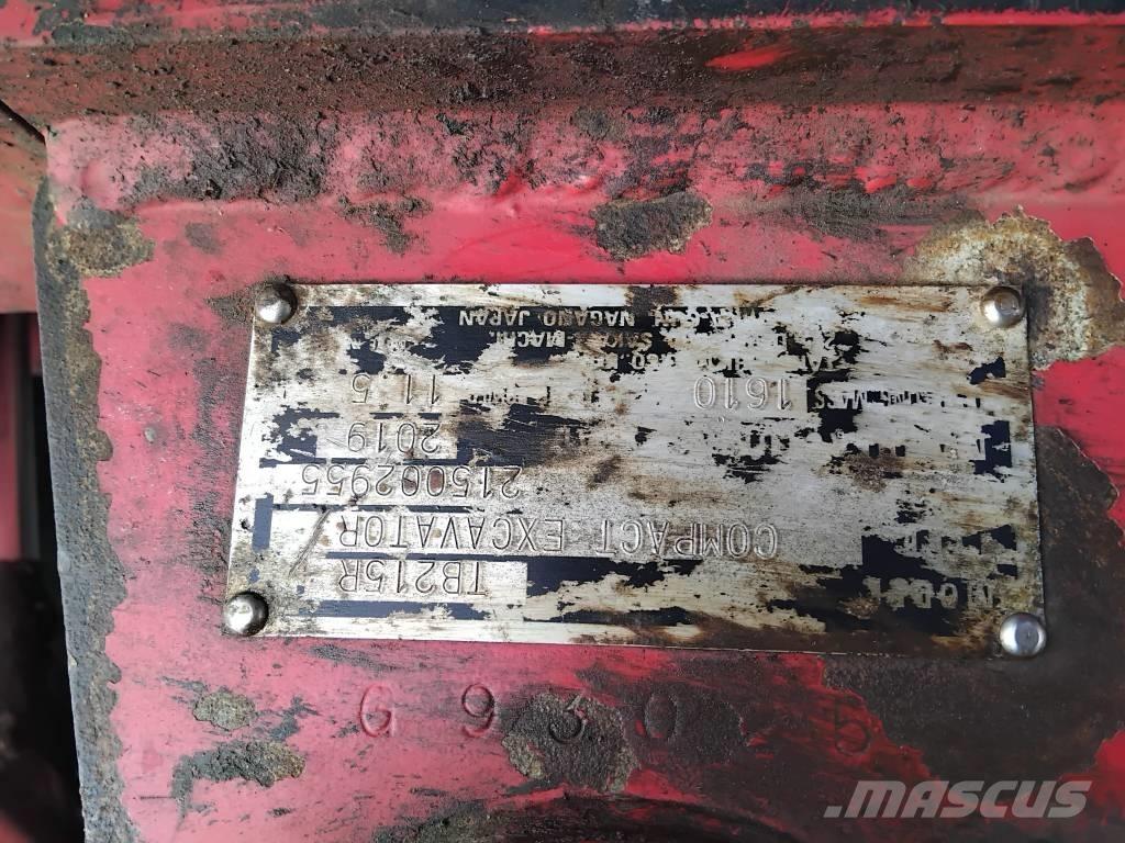 Takeuchi TB 215 R Mini bageri < 7t