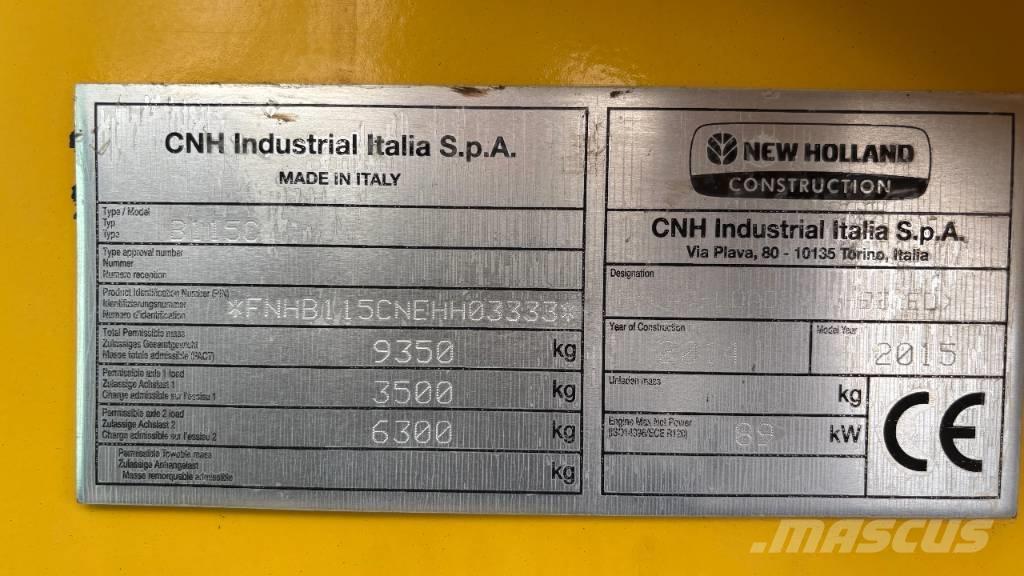 New Holland B 115 C Rovokopači
