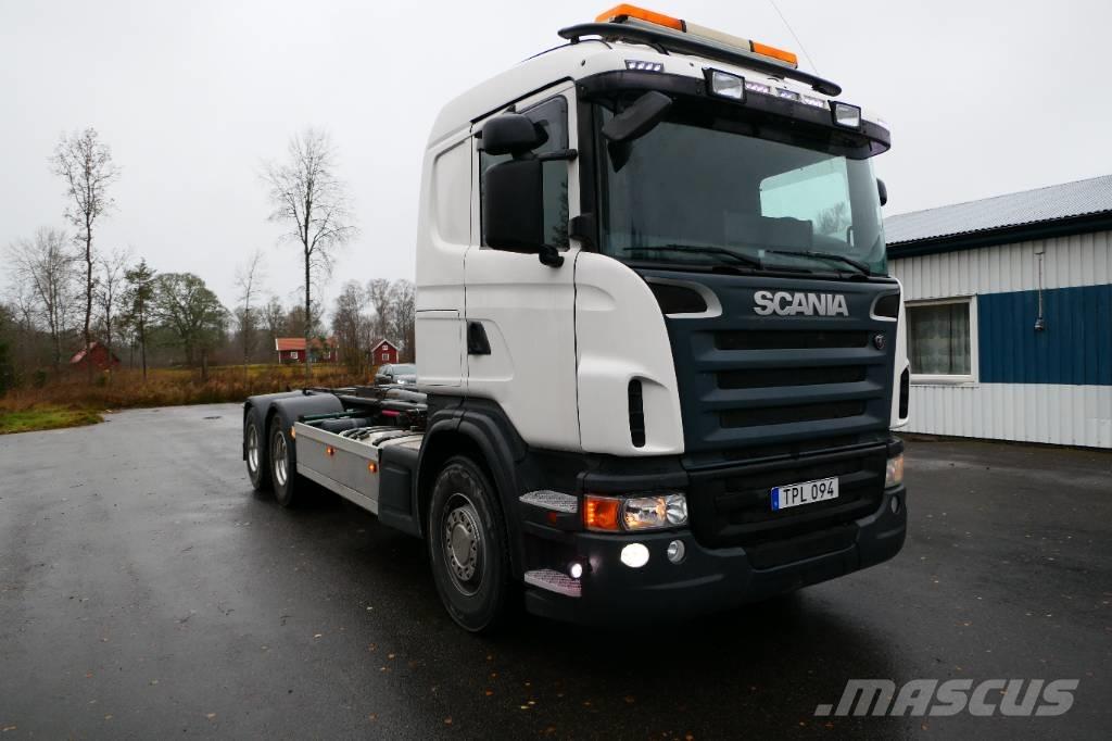 Scania G480cb6x2hsa Rol kiper kamioni sa kukom za podizanje tereta