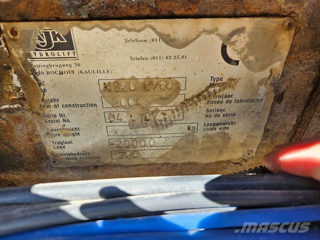 Scania 164 G 480 Rol kiper kamioni sa kukom za podizanje tereta