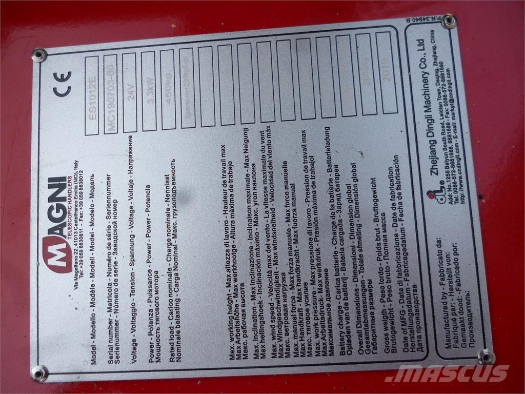 Magni ES1012E Makazaste platforme