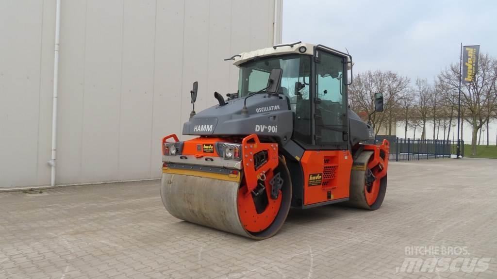 Hamm DV +90i VO-S Valjci sa duplim bubnjem