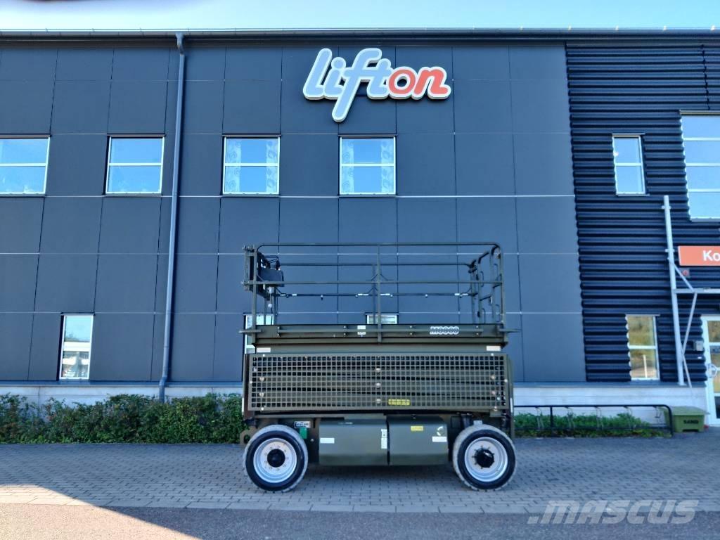 JLG M 3369 Saxlift Makazaste platforme