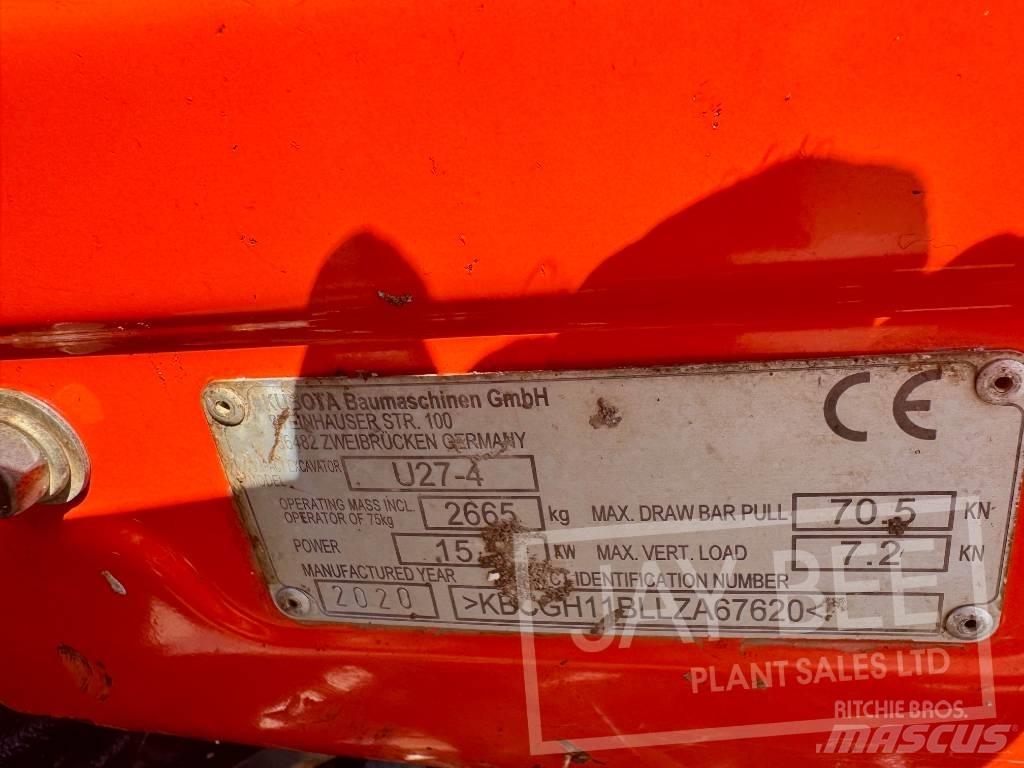 Kubota U 27-4 Mini bageri < 7t