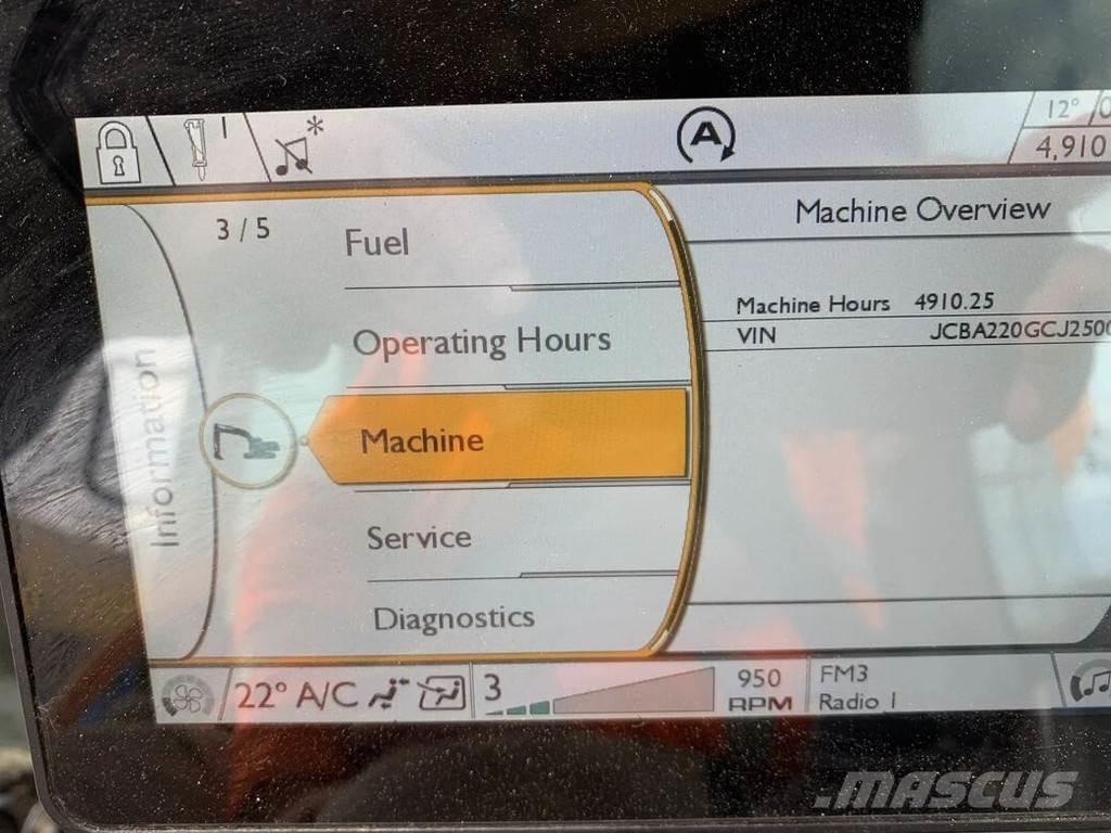 JCB JS220X Bageri guseničari