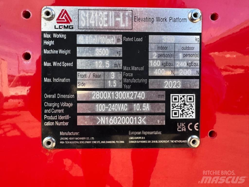 LGMG S 1413 EII Makazaste platforme