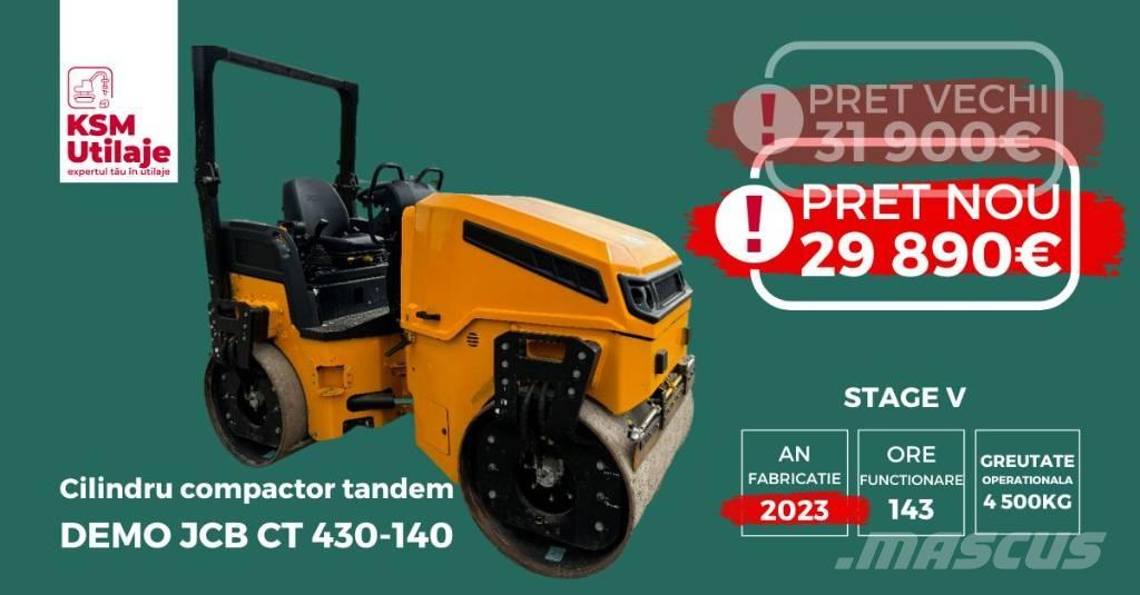 JCB CT430-140 Valjci sa duplim bubnjem