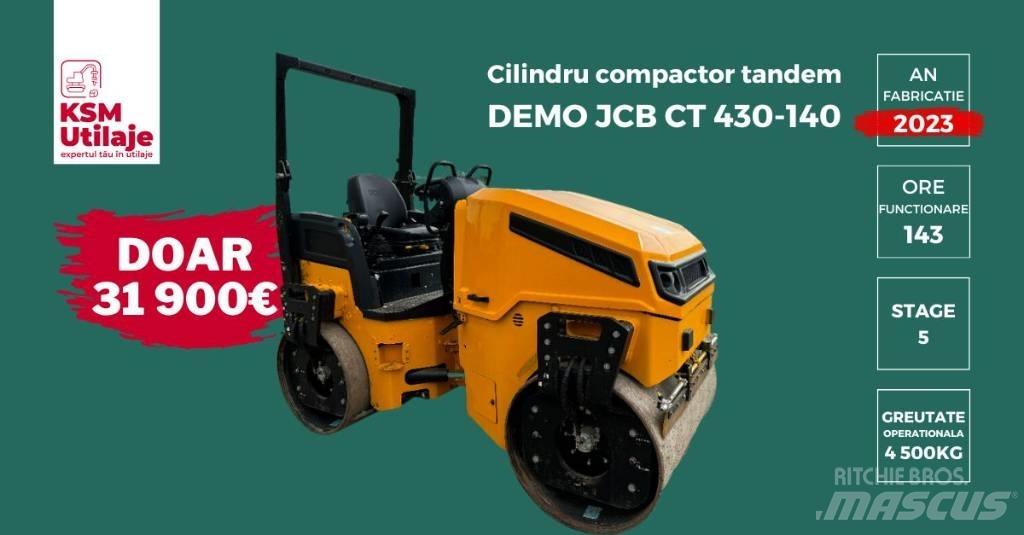 JCB CT430-140 Valjci sa duplim bubnjem