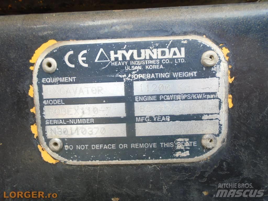 Hyundai Robex 110-7 Bageri guseničari