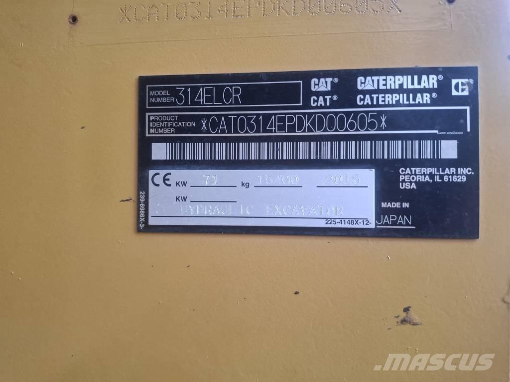 CAT 314 E LCR Bageri guseničari