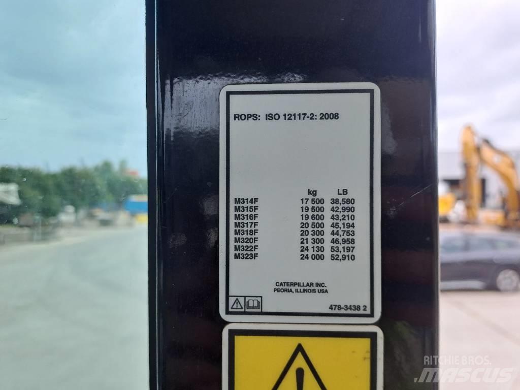 CAT M315F Bageri točkaši