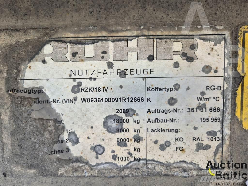 Rohr RZK 18 IV Poluprikolice sa ciradom