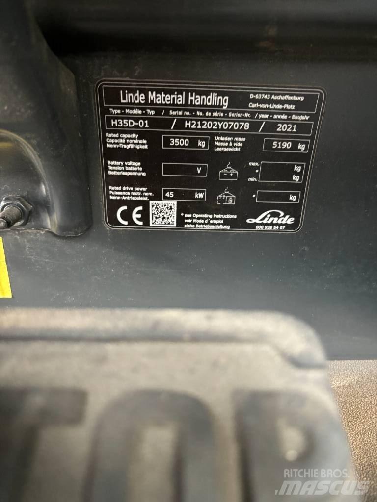 Linde H35D/1202 Dizelski viljuškari