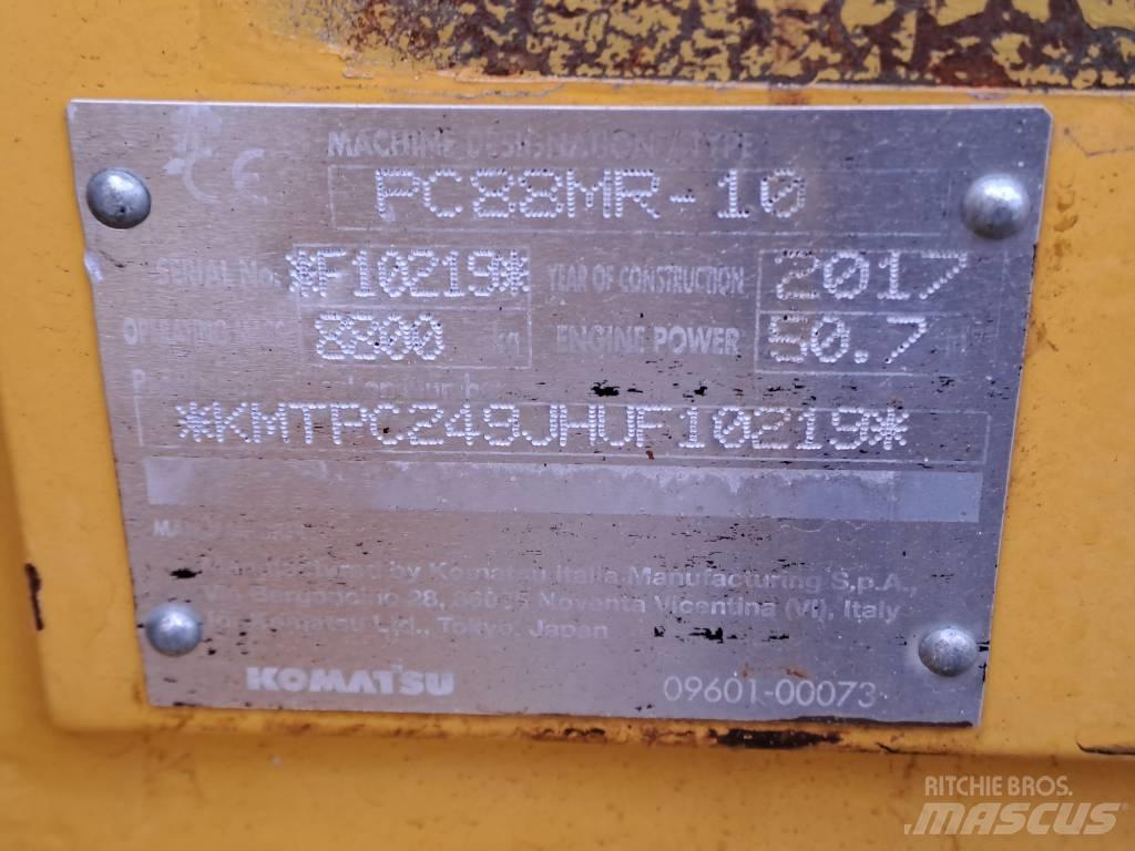 Komatsu PC 88 MR Rovokopači freze za kanale Trenčeri