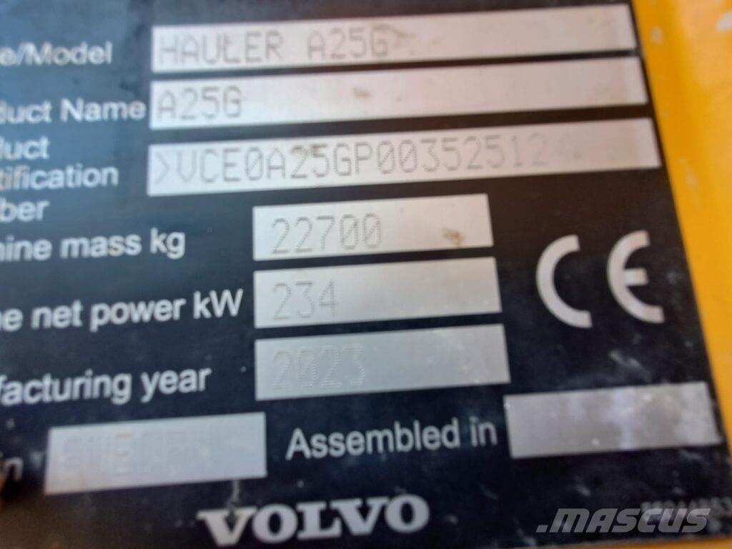 Volvo A25G Zglobni damperi