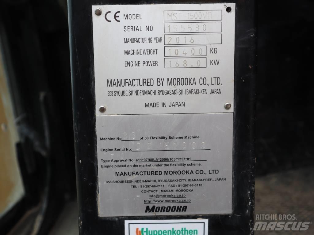 Morooka MST 1500 V D Damperi na gusenice