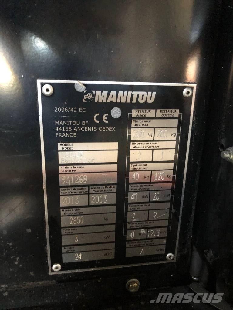 Manitou 100 VJR Makazaste platforme