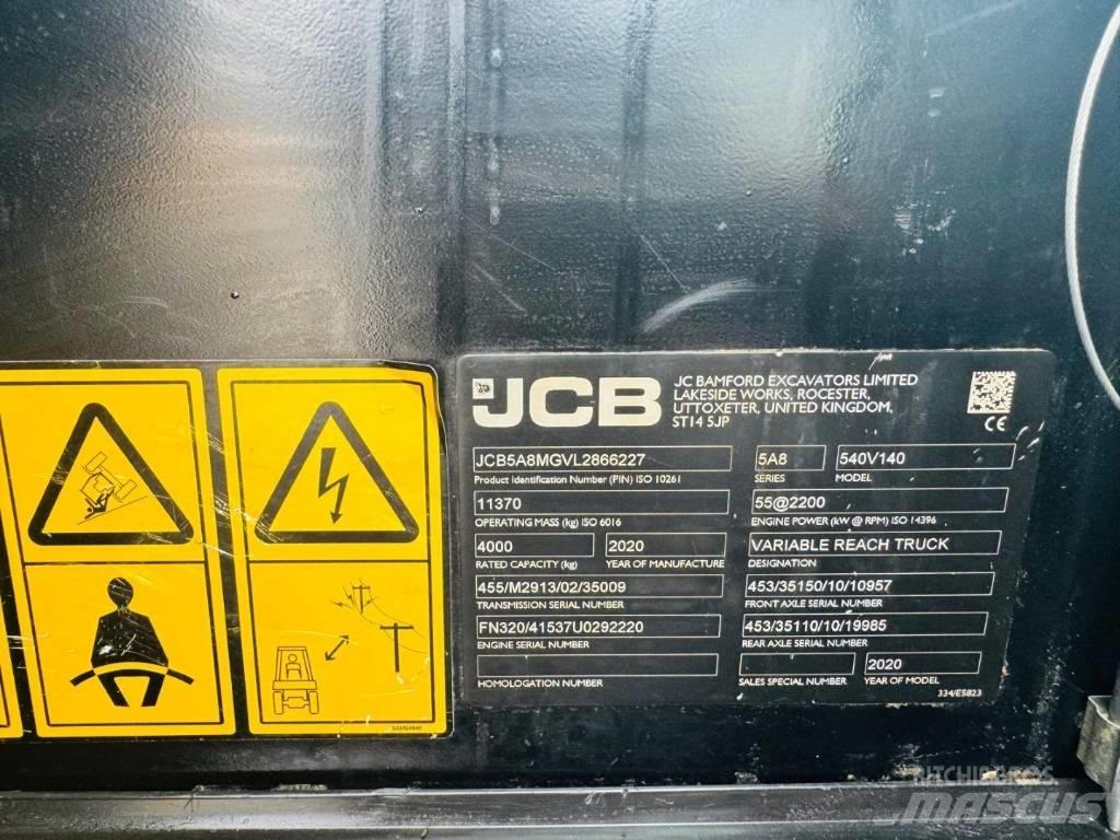 JCB 540-140 Teleskopski viljuškari
