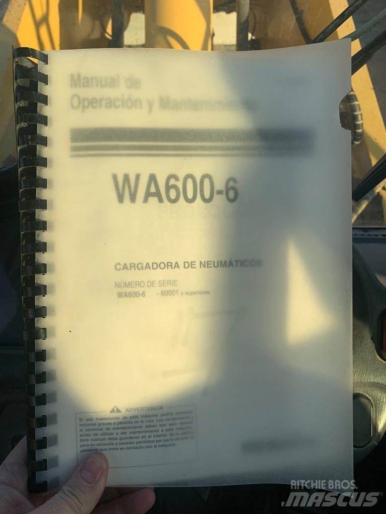 Komatsu Wa600-6 Utovarivači na točkove