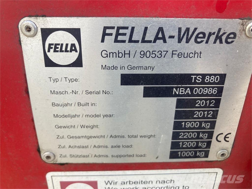 Fella TS 880 HARK Okretači i sakupljači sena
