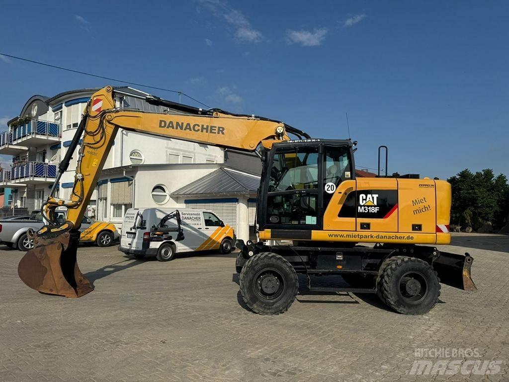 CAT M 318 F Bageri točkaši
