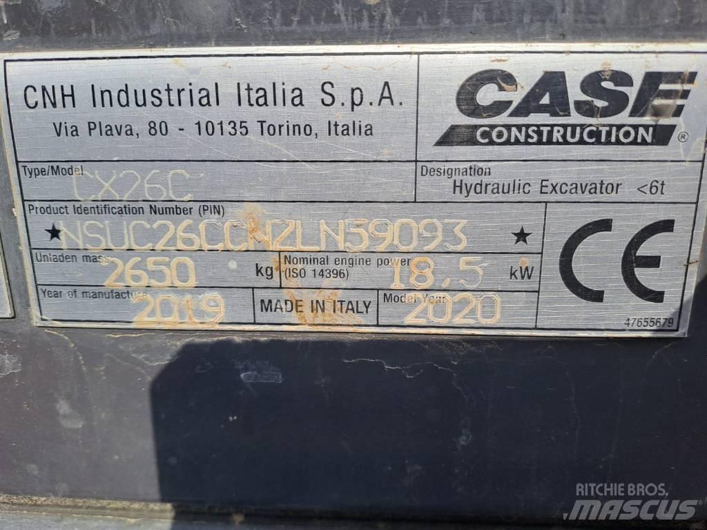 CASE CX 26 C Mini bageri < 7t
