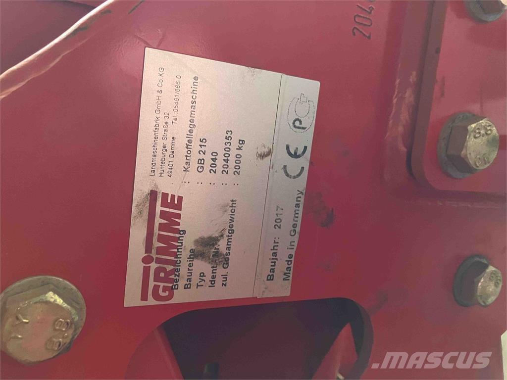 Grimme GB 215 Sejalice za krompir