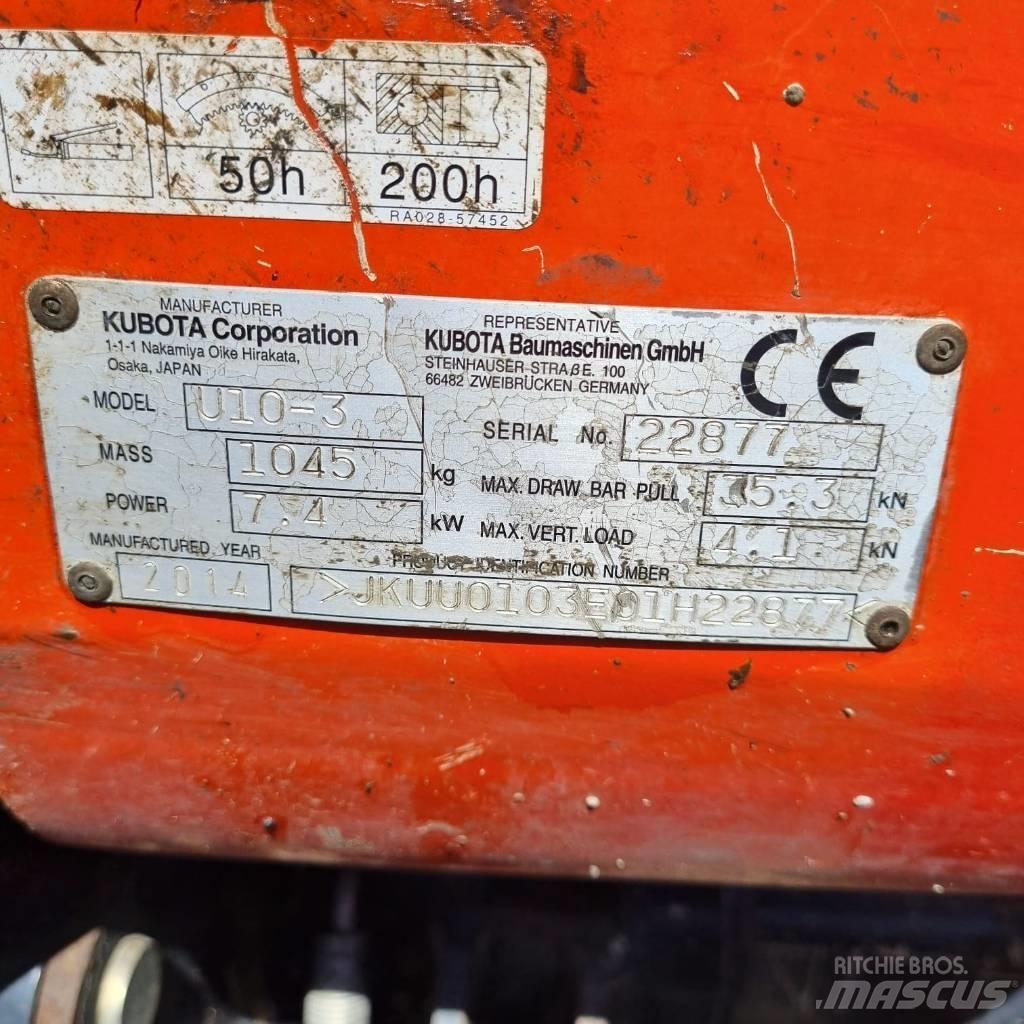 Kubota U 10-3a Mini bageri < 7t