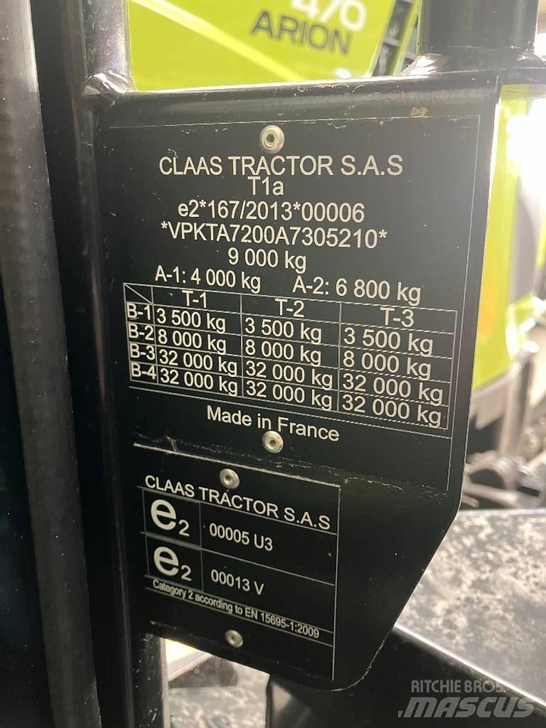 Claas Arion 470 Traktori