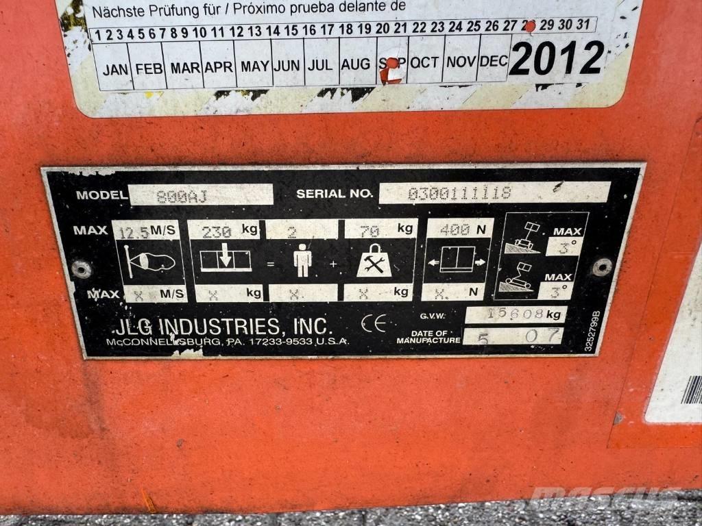 JLG 800 AJ Zglobne podizne platforme