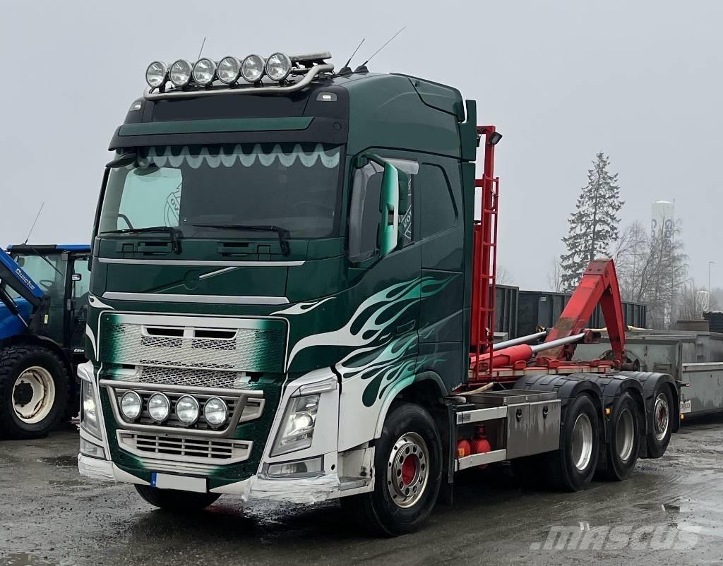 Volvo FH 540 Rol kiper kamioni sa kukom za podizanje tereta