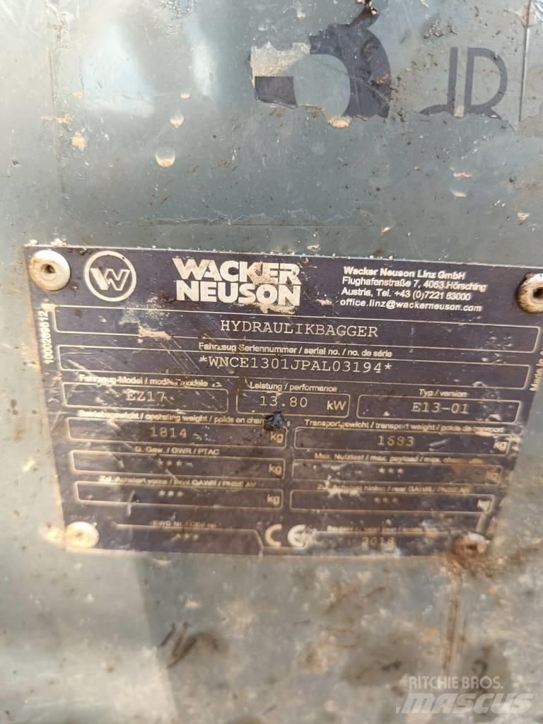 Wacker Neuson EZ 17 Mini bageri < 7t