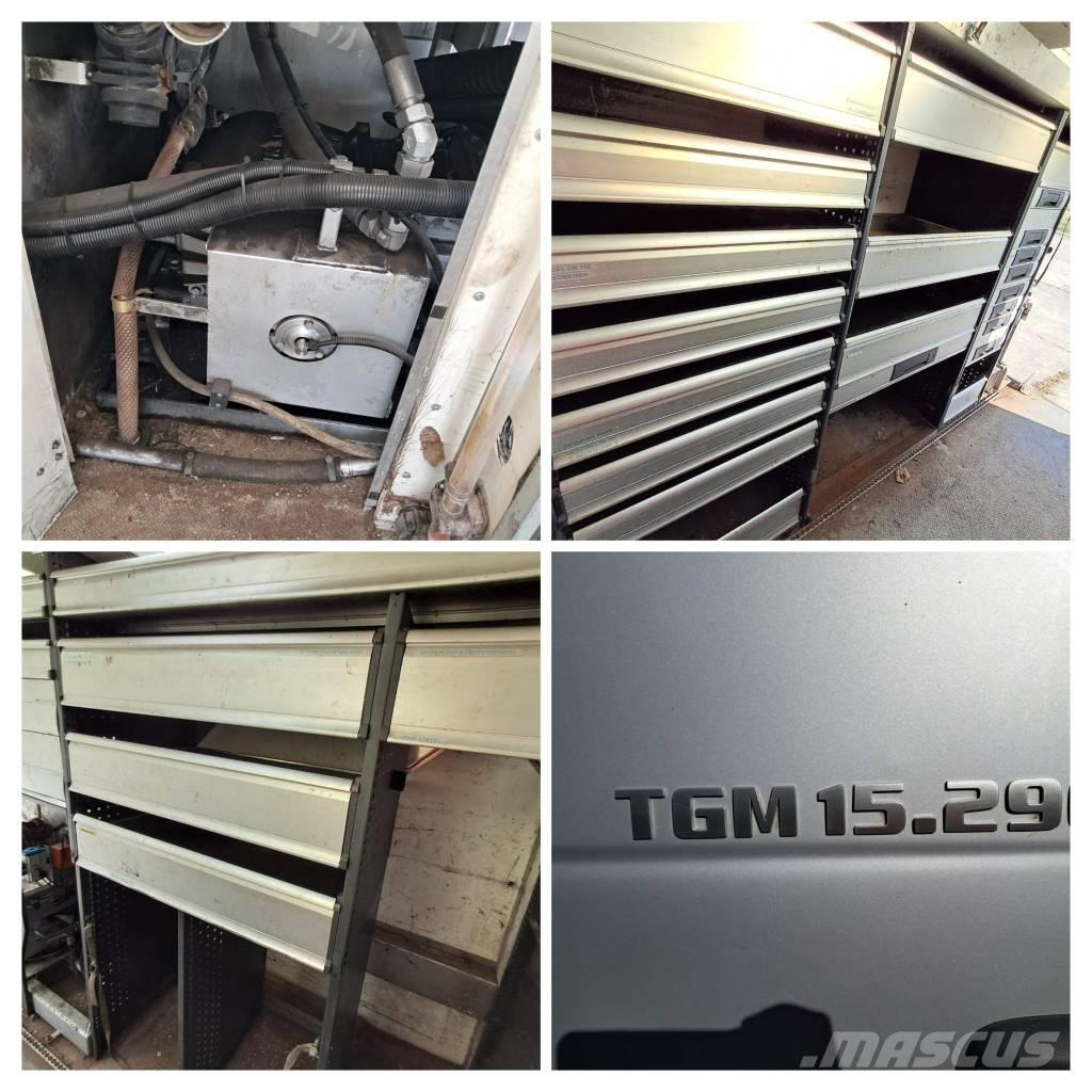 MAN TGM 15.290 Sanduk kamioni